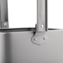 Panier de table galvanisé gris Olympia - 180x155x135mm